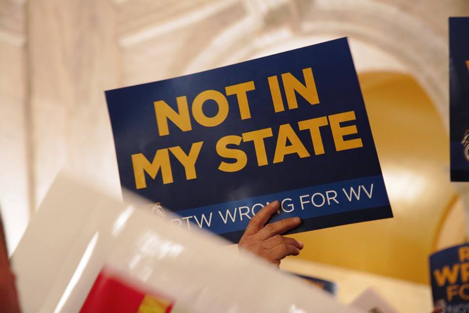 UFCW Local 400 Condemns Passage of “Right to Work” in West Virginia