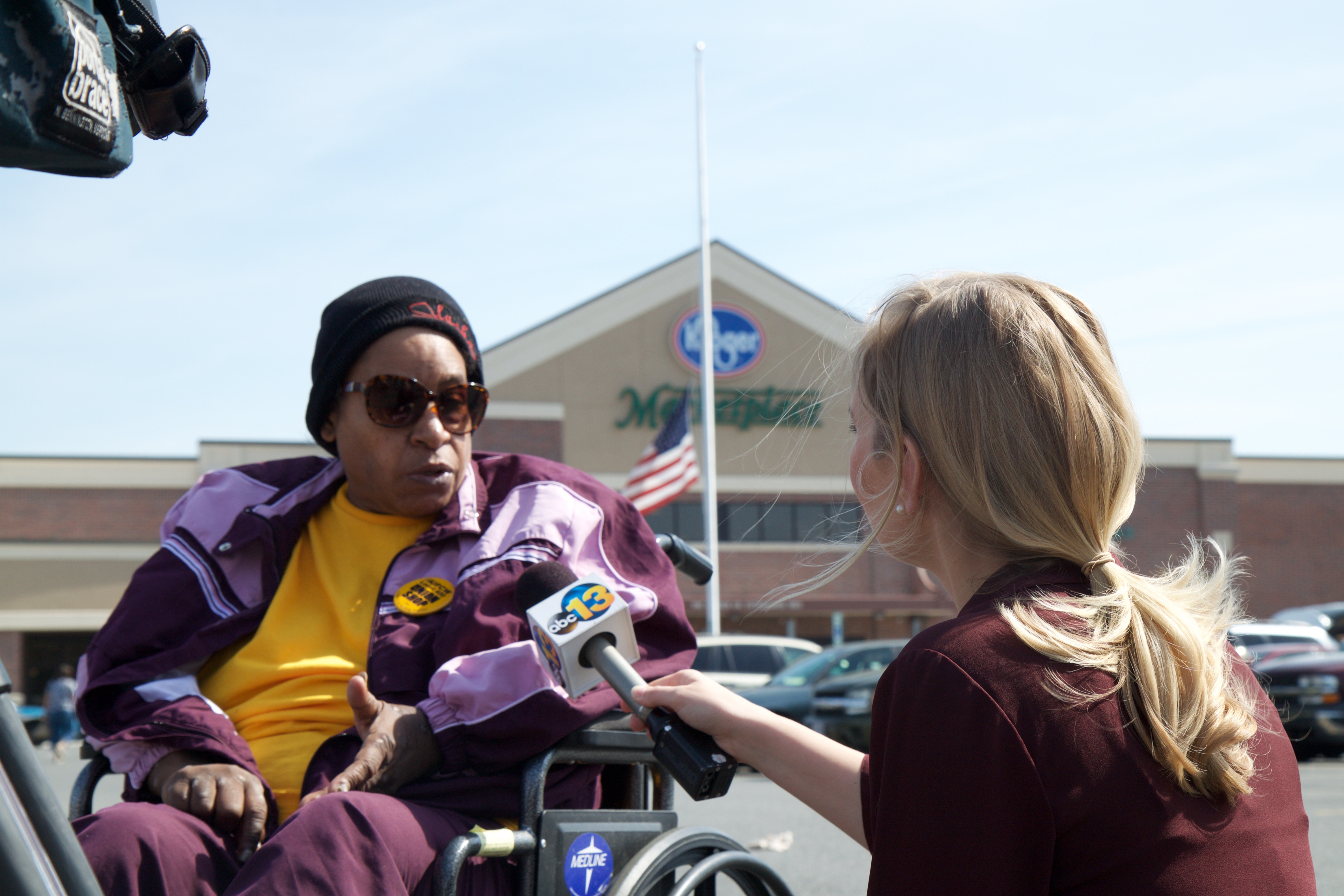 Delivery of Petition Signatures to Kroger on Behalf of Coworker Who Suffered Stroke Draws Local Media Attention