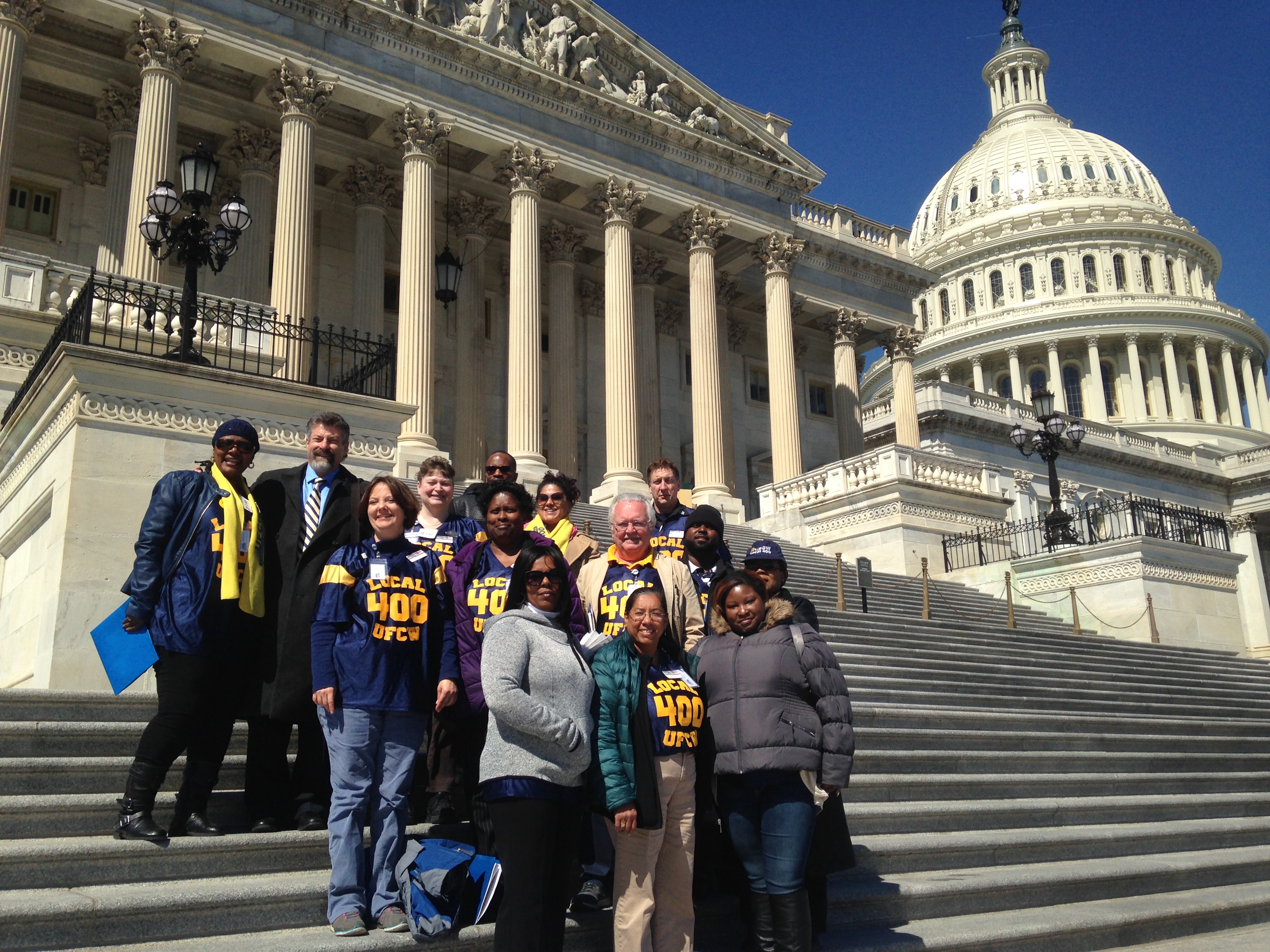 Local 400 Members Speak Out on Capitol Hill