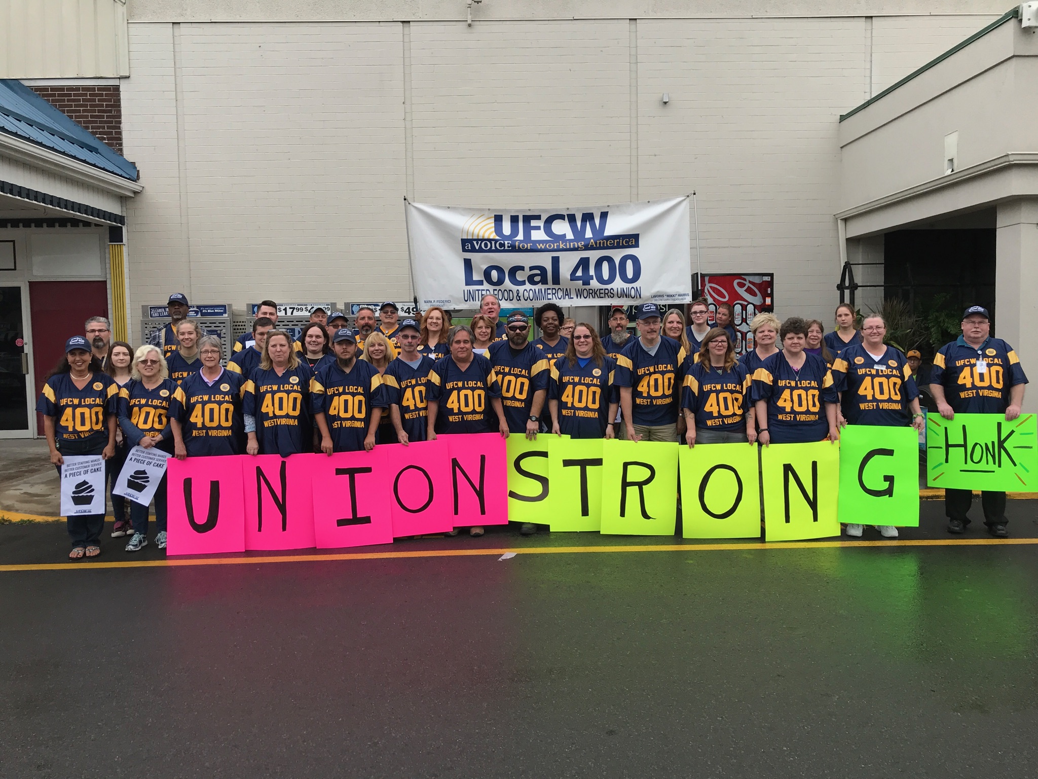 Dozens of Kroger Workers Descend on Store in Morgantown