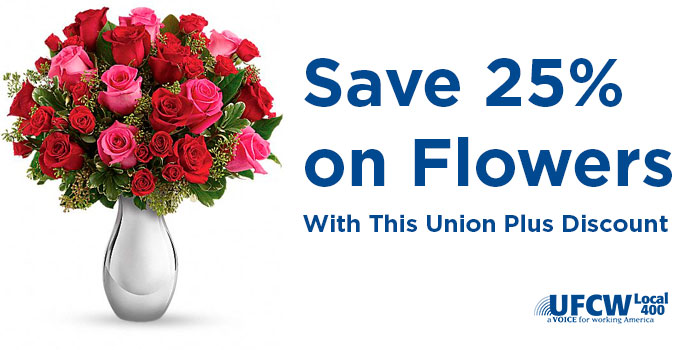 Save 25% on Flowers With This Union Plus Discount