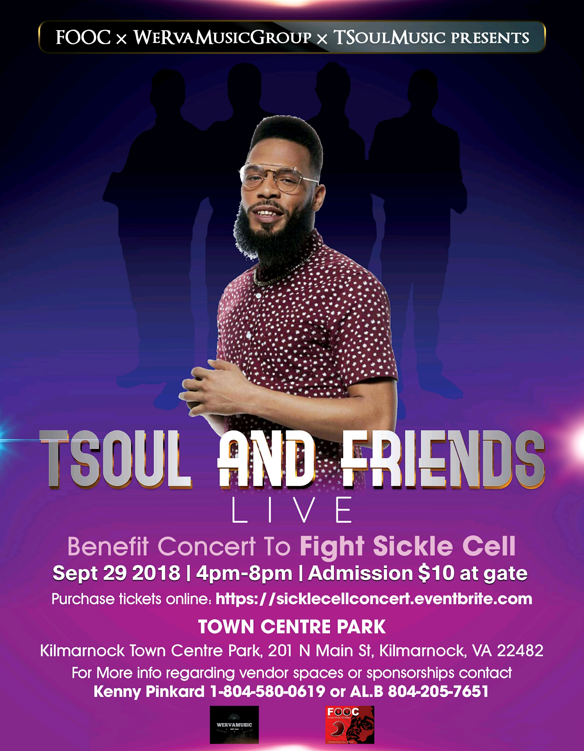 Sep 29: TSoul Benefit Concert to Fight Sickle Cell Disease